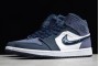 Fashion Air Jordan 1 Mid Obsidian Sanded Purple Mens 554724 445 