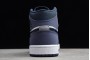 Fashion Air Jordan 1 Mid Obsidian Sanded Purple Mens 554724 445 