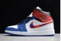 Newest Air Jordan 1 Mid Releasing With Multicolored Embroidered Swooshes Youth 852542 146 