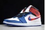 Newest Air Jordan 1 Mid Releasing With Multicolored Embroidered Swooshes Youth 852542 146 