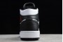 2021 Air Jordan 1 Mid Reverse Black Toe White Black Gym Red BQ6472 101