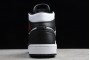 2021 Air Jordan 1 Mid Reverse Black Toe White Black Gym Red BQ6472 101 