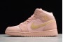 Latest Air Jordan 1 Mid SE Coral Gold Youth 852542 600 