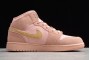 Latest Air Jordan 1 Mid SE Coral Gold Youth 852542 600 