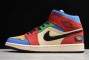 New Air Jordan 1 Mid SE Fearless Blue the Great Womens CU2805 100 