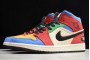 New Air Jordan 1 Mid SE Fearless Blue the Great Womens CU2805 100 