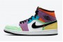 New Air Jordan 1 Mid SE Multicolor Provides Spirited Spring Style Youth CW1140 100 