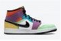New Air Jordan 1 Mid SE Multicolor Provides Spirited Spring Style Youth CW1140 100 