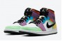 New Air Jordan 1 Mid SE Multicolor Provides Spirited Spring Style Youth CW1140 100 
