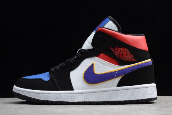 Buy Air Jordan 1 Mid SE Rivals Field Purple White Gym Red 852542 005 