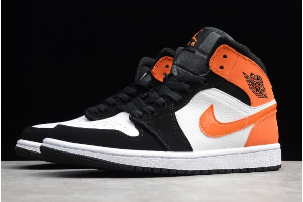 Hot Air Jordan 1 Mid Shattered Backboard Black Starfish White Youth 554724 058 