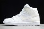 Best Air Jordan 1 Mid White White White For Sale Youth BQ6472 112 