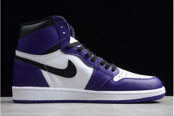 New Air Jordan 1 Retro High OG Court Purple Womens 555088 500 