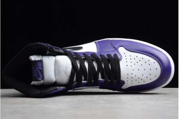 New Air Jordan 1 Retro High OG Court Purple Womens 555088 500 