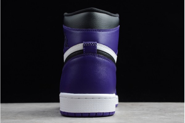 New Air Jordan 1 Retro High OG Court Purple Womens 555088 500 