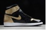 2021 Air Jordan 1 Retro High OG Gold Toe Mens 861428 007 