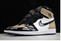 2021 Air Jordan 1 Retro High OG Gold Toe Mens 861428 007 