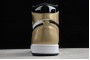 2021 Air Jordan 1 Retro High OG Gold Toe Mens 861428 007 