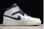 Newest Air Jordan 1 Retro Mid Jeter Blue Mens AH6342 104 