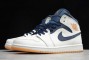 Newest Air Jordan 1 Retro Mid Jeter Blue Mens AH6342 104 