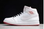 2021 Air Jordan 1 Retro Mid White Gym Red Youth 554724 103 