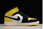 Best Air Jordan Retro I 1 Mid Se Yellow Toe Black Tour White 852542 071 