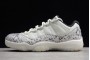 Newest Air Jordan 11 Low Snakeskin Light Bone University Grey Men CD6846 002 