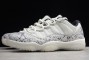 Newest Air Jordan 11 Low Snakeskin Light Bone University Grey Men CD6846 002 