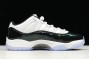 Best Air Jordan 11 Retro Low Emerald White Men 528895 145 