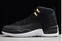 Fashion Air Jordan 12 Reverse Taxi Black Men 130690 017 