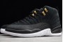 Fashion Air Jordan 12 Reverse Taxi Black Men 130690 017 