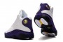 2021 Air Jordan 13 Lakers White Black Court Purple University Gold For Sale 414571 105