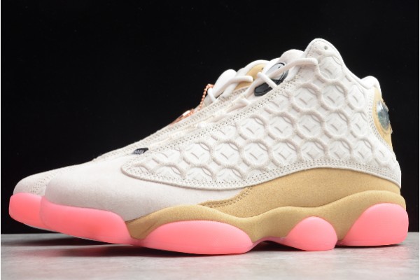 New Air Jordan 13 Retro Cny Pink Ivory Gold Club Black Digital Pale Men cw4409 100 