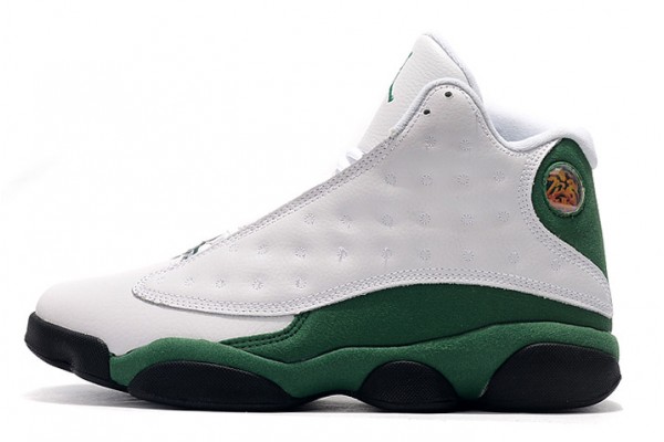 Fashion Air Jordan 13 Retro White Lucky Green Men DB6537 113 