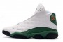 Fashion Air Jordan 13 Retro White Lucky Green Men DB6537 113