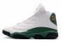 Fashion Air Jordan 13 Retro White Lucky Green Men DB6537 113 