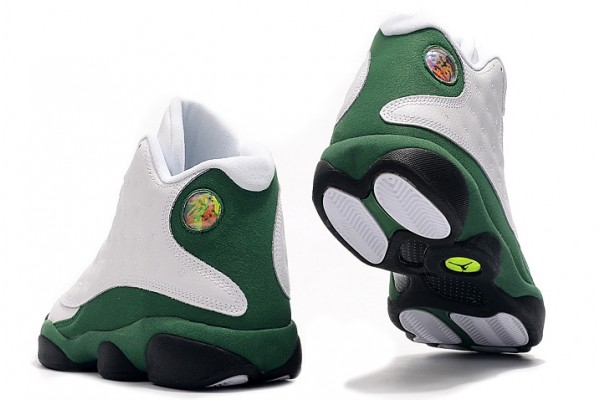 Fashion Air Jordan 13 Retro White Lucky Green Men DB6537 113 