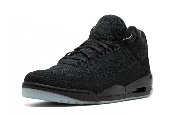 Latest Air Jordan 3 Flyknit Black Anthracite Black Mens AQ1005 001 