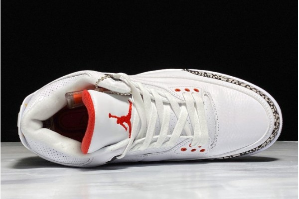 Fashion Air Jordan 3 NRG Free Throw Line White Black Fire Red Cement Grey Mens 923096 101