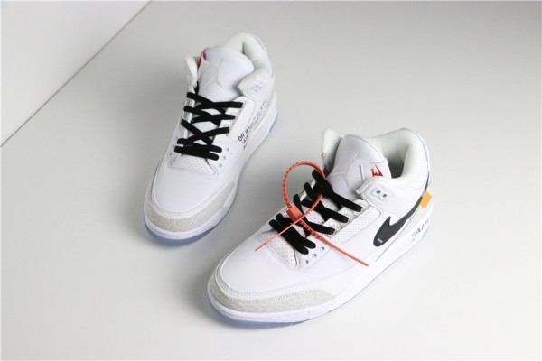 Hot Air Jordan 3 Pure White Black Size For Sale Mens 90296 