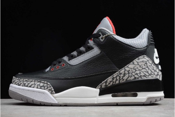 Best Air Jordan 3 Retro Black Cement Mens 854262 001 