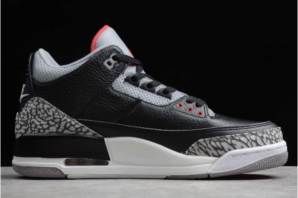 Best Air Jordan 3 Retro Black Cement Mens 854262 001 