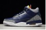 Buy Air Jordan 3 Retro Michigan PE Collegiate Navy Amarillo Cement Grey Mens AJ3 820064 