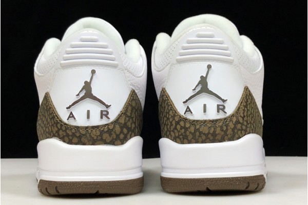 Cheap Air Jordan 3 Retro Mocha White Chrome Dark Mocha Mens 136064 122 