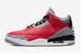 Hot Air Jordan 3 Retro SE Unite Fire Red Cement Grey Size Youth CK5692 600 