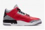 Hot Air Jordan 3 Retro SE Unite Fire Red Cement Grey Size Youth CK5692 600