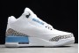 Buy Air Jordan 3 UNC White Valor Blue Tech Grey Mens CT8532 104 