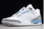 Buy Air Jordan 3 UNC White Valor Blue Tech Grey Mens CT8532 104 