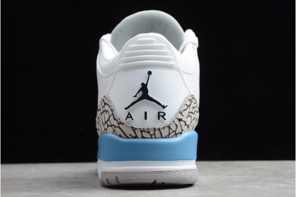 Buy Air Jordan 3 UNC White Valor Blue Tech Grey Mens CT8532 104 