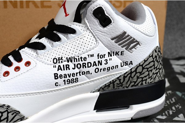 Cheap Air Jordan 3 White Cement Free Shipping Mens 398614 105 